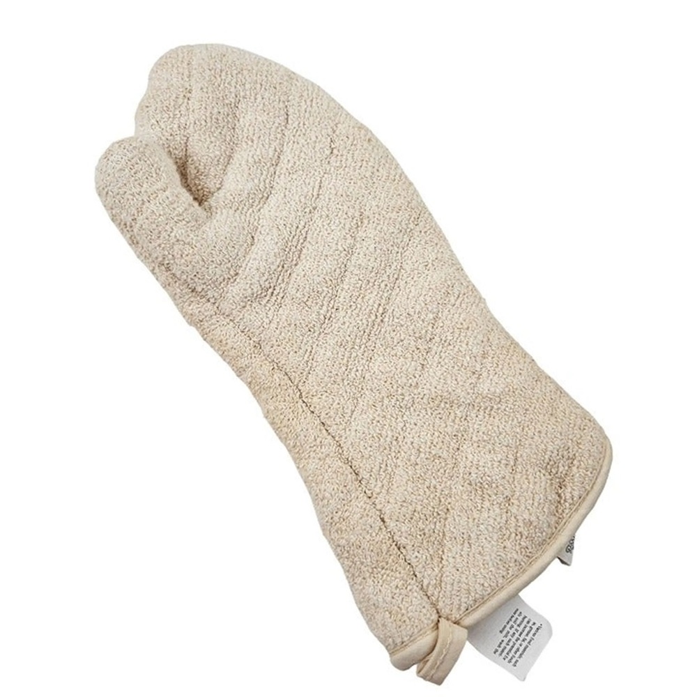 Pampered Chef Cream Oven Mitt | Heat Resistant Kitchen Glove